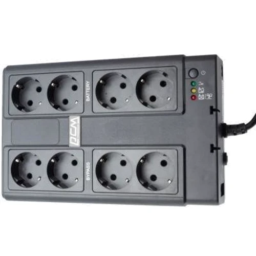 Powercom CUB-850E USB (CUB.850E.USB): Количество Euro-розеток, шт 8