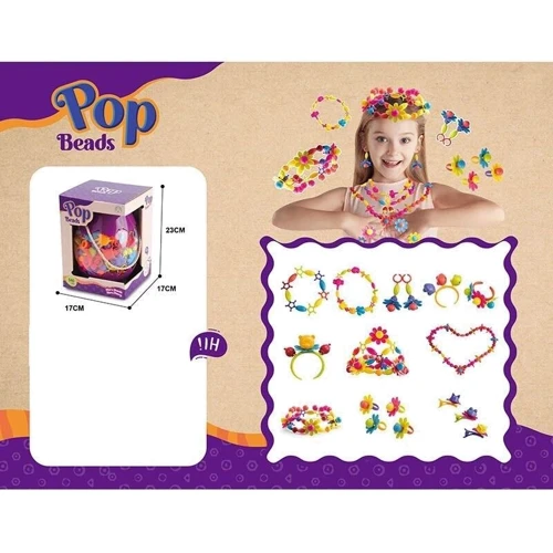 Набор для создания украшений Pop Beads 540 деталей (CH 1169)