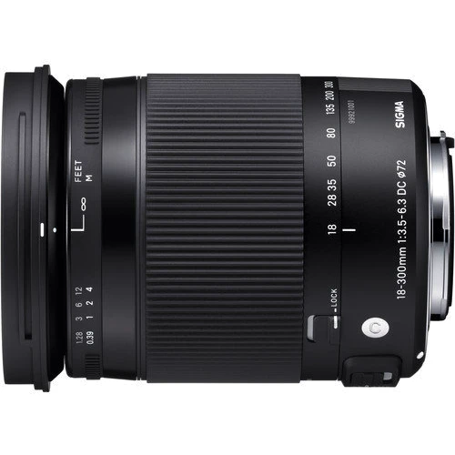 Объектив для фотоаппарата Sigma 18-300mm F3.5-6.3 DC Macro OS HSM (Canon): Байонет Canon EF