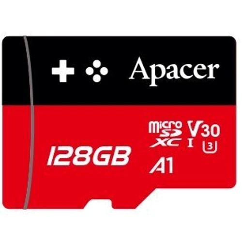 Карта пам'яті Apacer 128GB microSD Class 10 UHS-I U3 (AP128GMCSX10U7-RAGC)