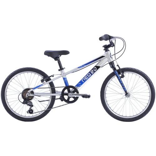 Велосипед 20" Apollo NEO 6s boys Brushed Alloy / Black / Blue Fade (SKD-36-58)