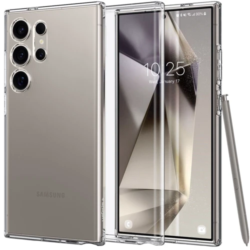 Чехол для телефонов Spigen Liquid Crystal Crystal Clear (ACS07283) for Samsung S928 Galaxy S24 Ultra фото 11
