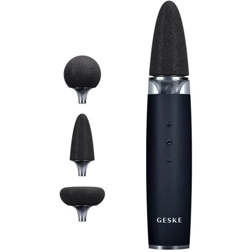 Шлифувальна пилка для стоп з додатковими насадками GESKE Electric Pumice Foot Smoothing Multi-Pen 8в1 black