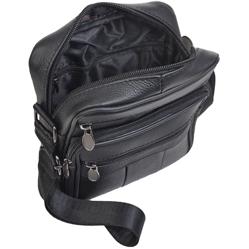 Чоловіча сумка через плече Buffalo Bags чорна (SHIM500A-black): Тип Сумки