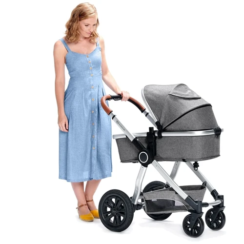 Универсальная коляска 3 в 1 Kinderkraft Veo Gray (KKWVEOGRY30000) фото 13
