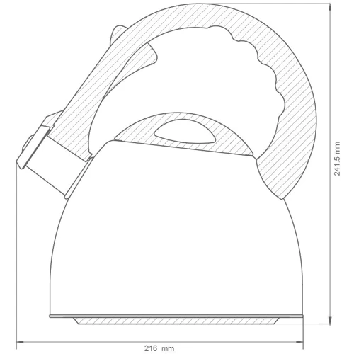 Чайник VINZER Concord 2.8 л (50004): Объем, л 2.8