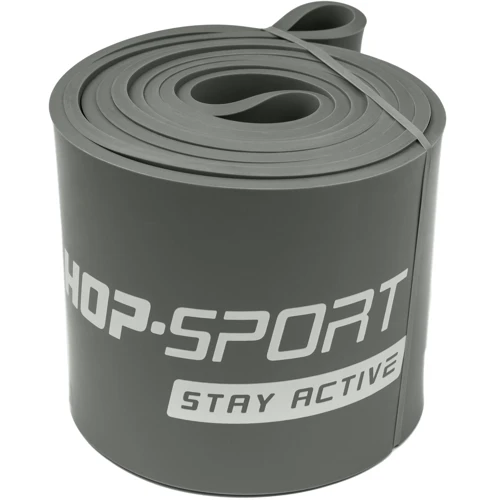 Еспандер Hop-Sport Гумка для фітнесу 55-137 кг сіра (HS-L101RR) фото 6