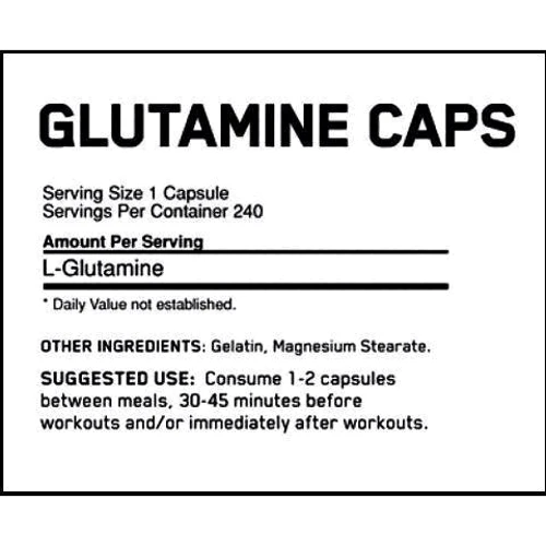Аминокислота для спорта Optimum Nutrition Glutamine 1000 240 capsules /120 servings/ Unflavored: Вкус Без вкуса