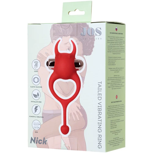 Виброкольцо Toyfa JOS Nick Red