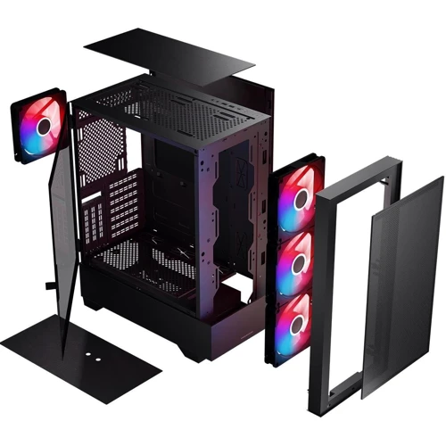 Корпус Modecom Siroco ARGB Flow Midi Black (AT-SIROCO-MG-10-00ARGB-00) фото 8