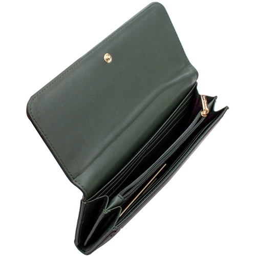 Жіночий гаманець Smith & Canova зелений (FUL-26802-green-brn): Тип Гаманці