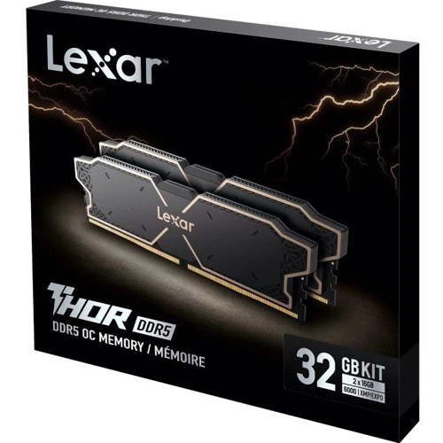 Lexar 32 GB (2x16GB) DDR5 6000 MHz THOR Black (LD5U16G60C38LG-RGD) фото 6
