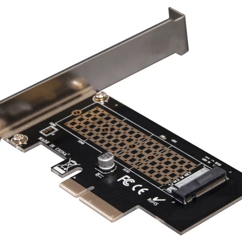Frime PCI-E x4 to M.2 (M Key) NVMe (ECF-PCIEtoSSD003.LP): Интерфейс подключения PCI-E