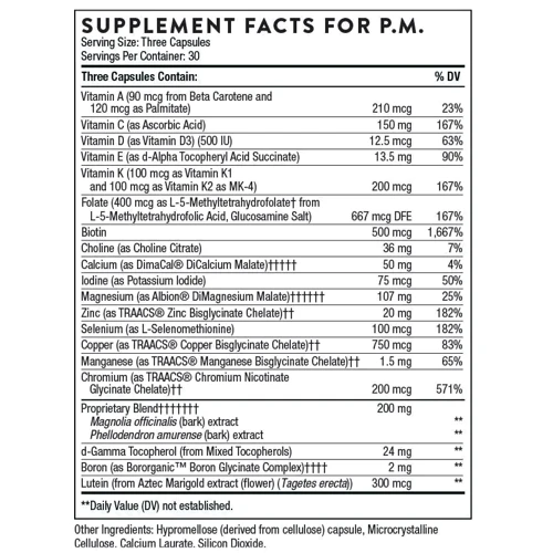Thorne Research Multi-Vitamin Elite 2 Bottles Мультівітаміни Еліт 2 по 90 капсул: Форма випуску капсули