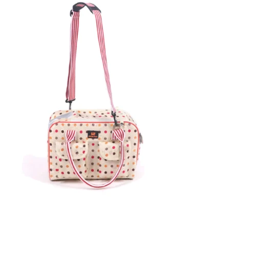 Сумка-переноска Do Do Pet Summer Dot M 40х17х28 см белый/красный горох (6931233200018) фото 4