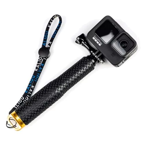 Монопод MSCAM Selfie Stick Rubber Grip (18-48см) Желтый фото 2