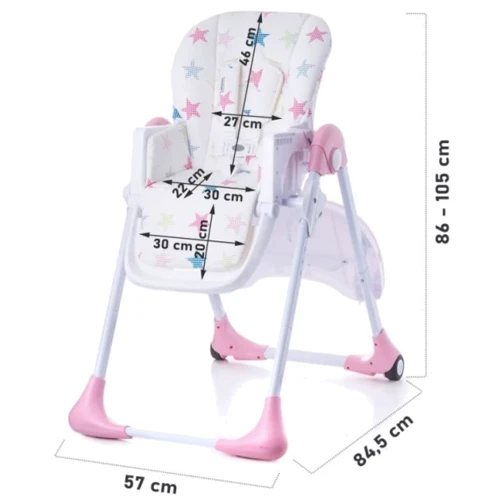 Стільчик для годування Babytiger Benji Pink (BTKBENJPNK0000)