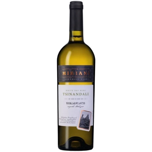 Вино Miriani Цинандалі, біле сухе, 0.75л 12% (PLK4860013089647)