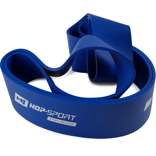 Эспандер Hop-Sport Резинка для фитнеса 28-80 кг синяя (HS-L064RR) фото 6