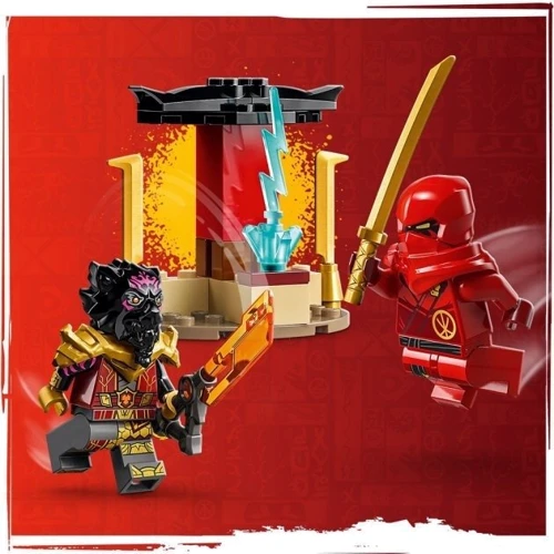 Конструктор LEGO Ninjago Автомобільна та байкова битва Кая та Раса 103 деталей (71789) фото 7