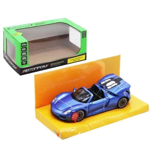 Машинка метал 68243A АВТОПРОМ, 1:24 Porsche 918 Spyder