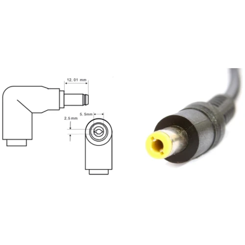 Зарядний пристрій Lenovo 90W 20V 4.5A 5.5 x 2.5mm C93P5026 Orig (62923): Напруга 20V