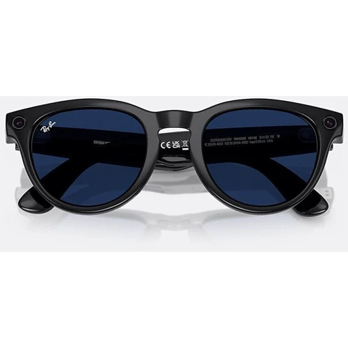 Смарт-окуляри Ray-Ban Meta Low Bridge Fit Shiny Black - Transitions Clear/Sapphire size L (RW4009F 601/MF 51-23): Тип гаджета Смарт-очки