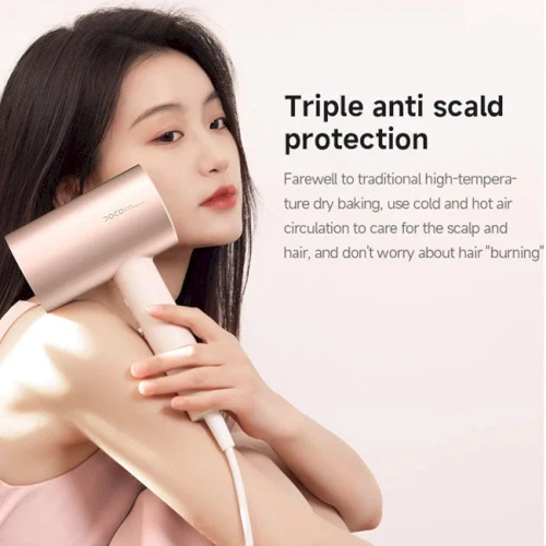 Фен Xiaomi DOCO Dual Negative Ion Hair Dryer Pink AN002: Количество температурных режимов 2