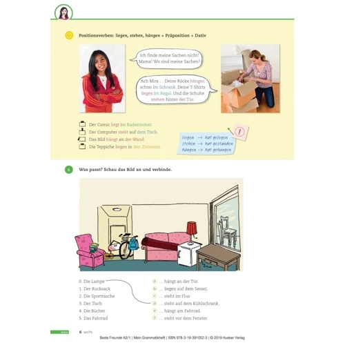 Beste Freunde A2.1: Grammatikheft: Производитель Hueber