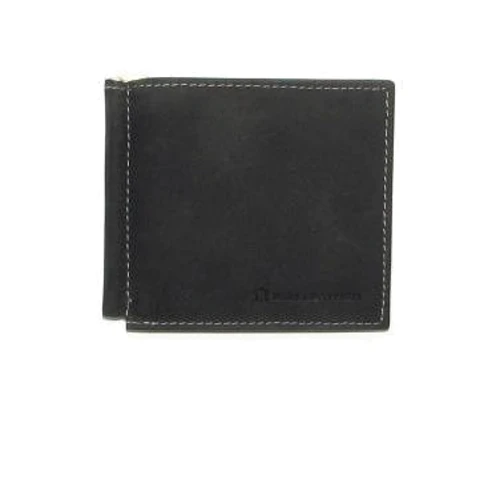 Мужской зажим для денег DNK Leather черный (DNK C2-MH BLACK)
