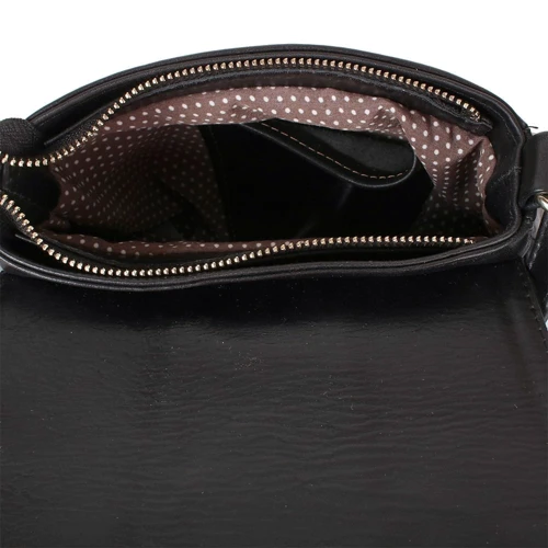 Женская сумка почтальонка Laskara черная (LK-DD217-black-croco): Страна производитель Греция