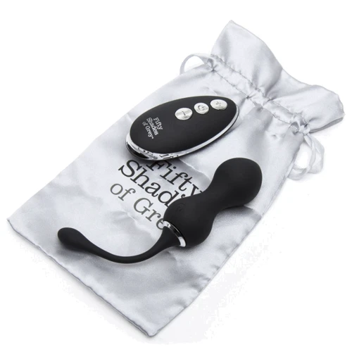 Вагинальные шарики Fifty Shades of Grey Relentless Vibration с вибрацией и пультом 40 г