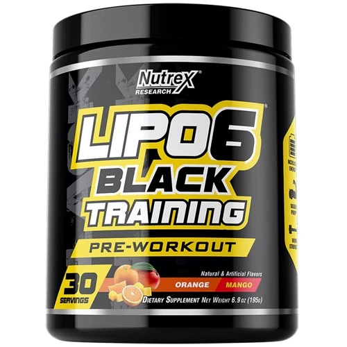 Предтренировочный комплекс Nutrex Research Lipo-6 Black Training 195 g /29 servings/ Mango Orange