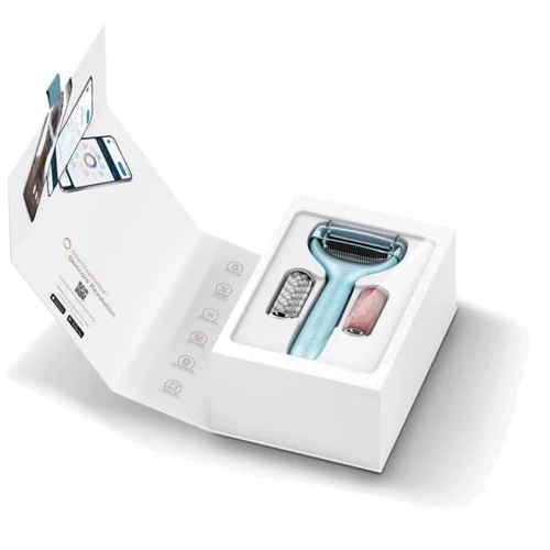 Ролик для игловой мезотерапии лица и тела GESKE MicroNeedle Face&Body Roller 9в1 turquoise фото 5