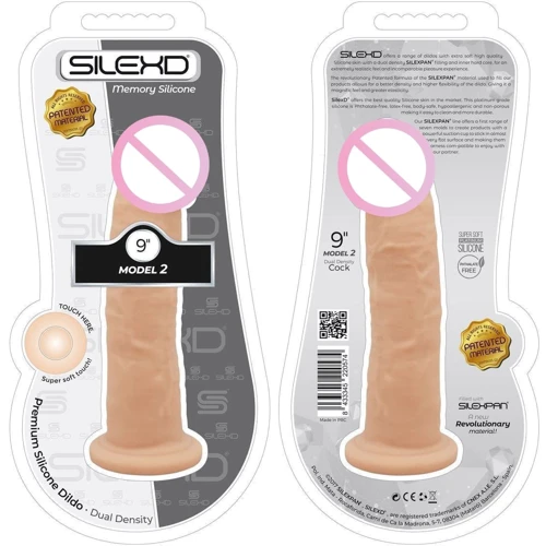 Фалоімітатор Silexd Oscar (Premium Silicone Dildo MODEL 2 size 9 ")