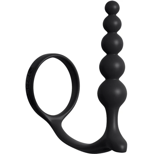 Эрекционное кольцо со стимулятором простаты Pipedream AFC Ass-Gasm Cockring Anal Bead