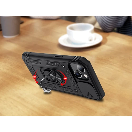 Чехол для iPhone BeCover Military Black for iPhone 14 (708173): Тип чехла накладка на заднюю часть
