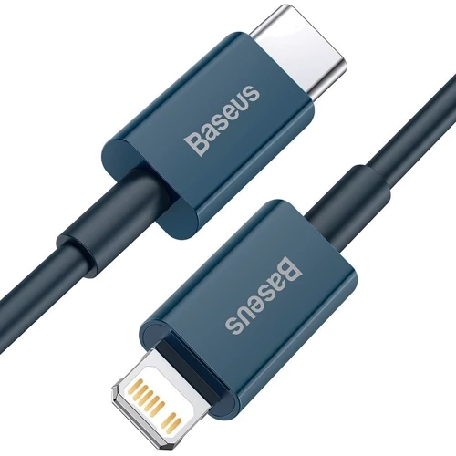 Кабель Baseus Cable USB-C to Lightning Superior Fast Charging 1m PD 20W 1m Blue (CATLYS-A03): Тип USB-C - Lightning