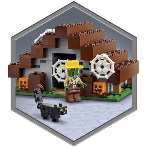 Конструктор LEGO Minecraft Покинуте село (21190): Кількість деталей, шт. 422