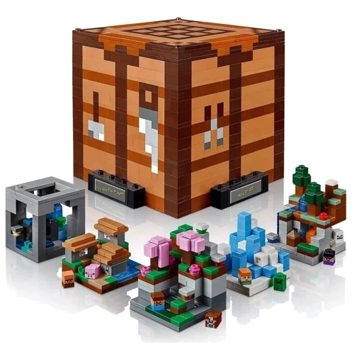 Конструктор LEGO Minecraft Верстак 1195 деталей (21265): Рекомендований вік 18+