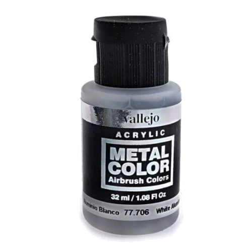 Краска Vallejo акриловая Metal Color белый алюминий 32 мл (VLJ77706)