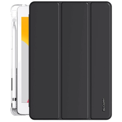 Аксессуар для iPad BeCover Case Book Soft TPU with Pencil mount Black (706774) for iPad Pro 12.9" (2020-2021)