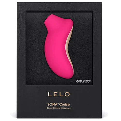 Lelo Sona Cruise - бесконтактный звуковой стимулятор клитора, вишневый