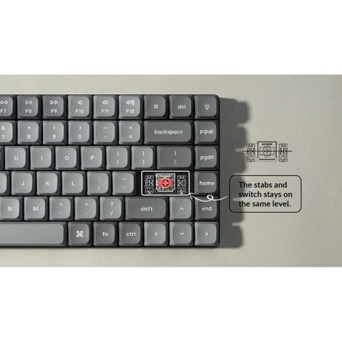 Клавиатура Keychron K3 Max 84 Key RGB Hot-Swap Gateron MX 2.0 Red Black (K3MH1_KEYCHRON) фото 11