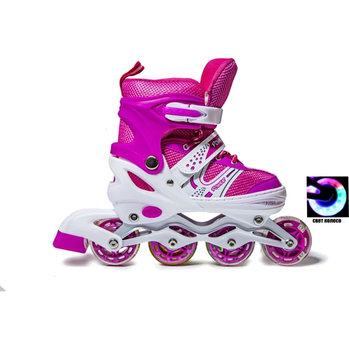 Ролики Superpower. Pink (размер 38-42): Цвет розовый