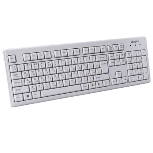 Клавиатура A4tech KM-720-WHITE-US: Подключение проводное