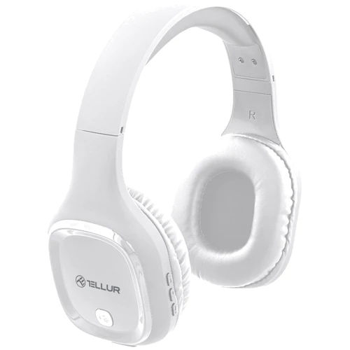 Наушники Tellur Pulse White (TLL511371): Тип конструкции накладные