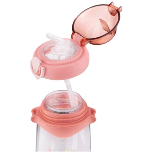 Бутылка для воды детская Ardesto Llama 500 ml розовая (AR2250PL): Обьем, мл 500