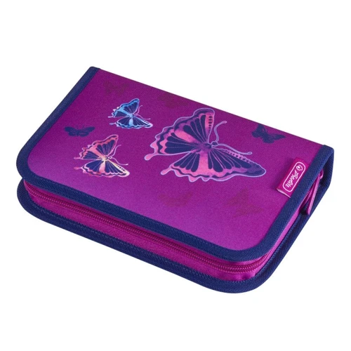Пенал с наполнением 31 предмет Herlitz Butterfly Glitter Бабочки (50020928)