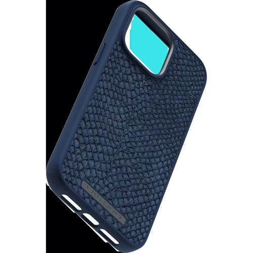 Чехол для iPhone Njord Salmon Leather MagSafe Case Blue (NA43SL01) for iPhone 14 Pro: Тип чехла накладка на заднюю часть